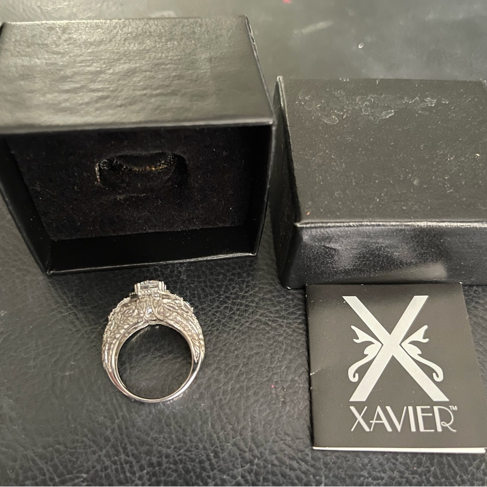 Silver Diamond Ring